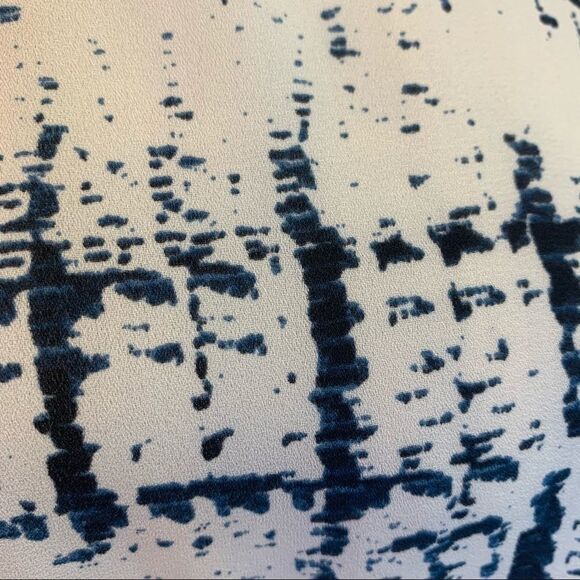 NWT Paraphrase Blue white cross back tank top blouse size medium - Picture 6 of 7